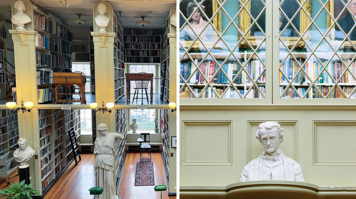 The Providence Athenaeum is a former Edgar Allan Poe haunt with a secret